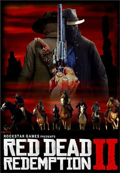 PLAQUE JEU RED DEAD REDEMPTION 2