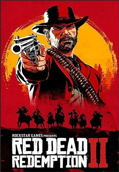 PLAQUE JEU RED DEAD REDEMPTION 2