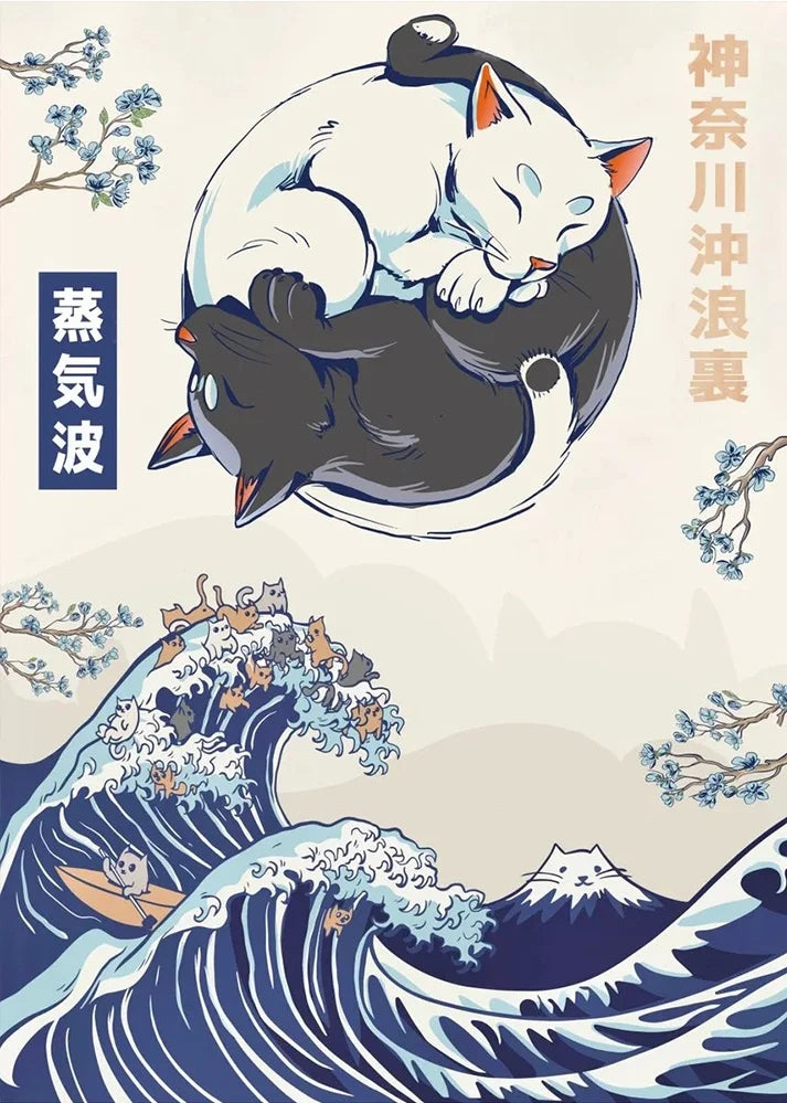 Poster décoratif Japon Kanawaga