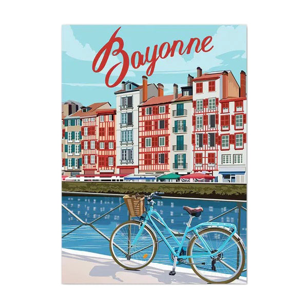 POSTER BAYONNE Frankrijk N° 63 ✅