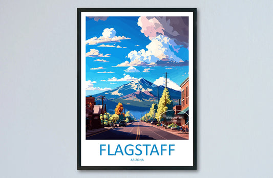 Cartel FLAGSTAFF Arizona Estados Unidos No. 22 ✅