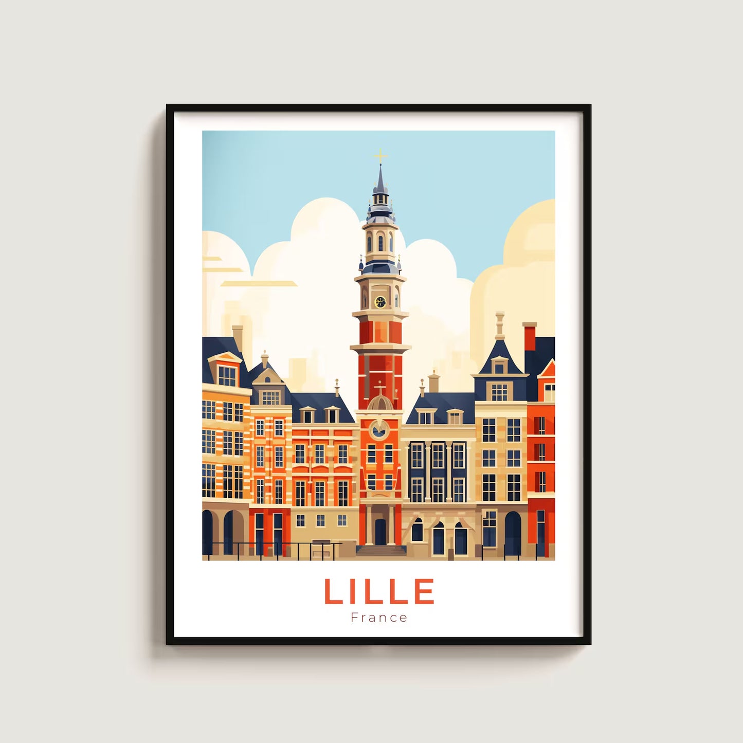 Poster LILLE Frankrijk nr. 84 ✅