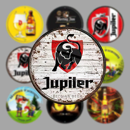 PLAQUE BIERE RONDE JUPILER