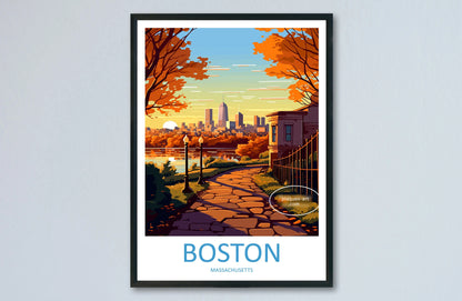 Poster BOSTON  Etats-Unis N° 23 ✅