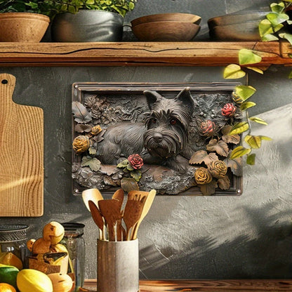 Plaque métal déco vintage 🐕‍🦺 SCOTTISH TERRIER N° 28 ✔