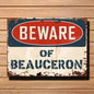 beauceron plaque déco vintage