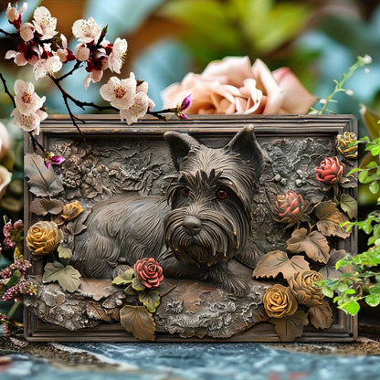 Plaque métal déco vintage 🐕‍🦺 SCOTTISH TERRIER N° 28 ✔