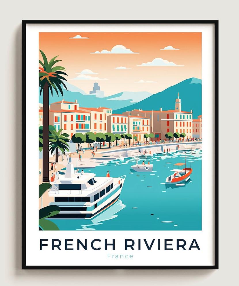 Poster RIVIERA France N° 83 ✅