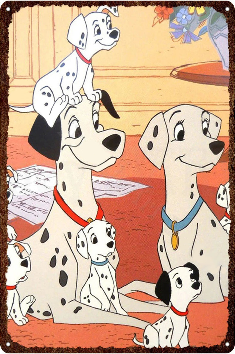 DALMATIEN PLAQUE LES 101 DALMATIENS