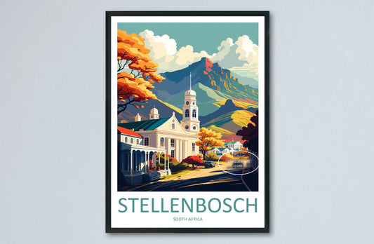 Poster STELLENBOSCH Afrique du Sud N° 3 ✅