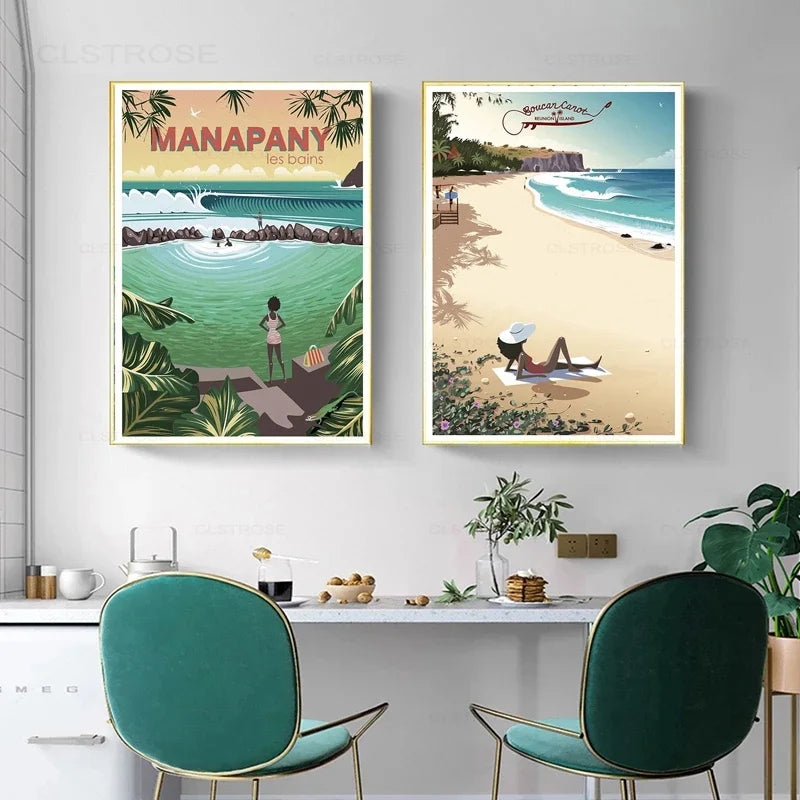 POSTER MAFATE La Réunion France N° 48 ✅