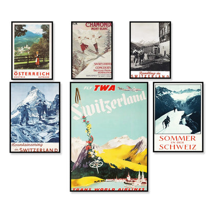 CARTELES Suiza Matterhorn N°1 ✔