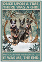 PLAQUE AUSTRALIAN CATTLE DOG ONCE UPON