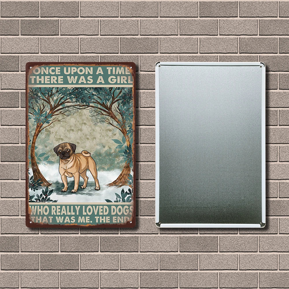 Plaque métal déco vintage 🐕  CARLIN N° 64 ✔