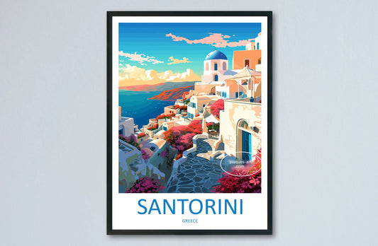 Poster SANTORIN Grèce N° 5 ✅