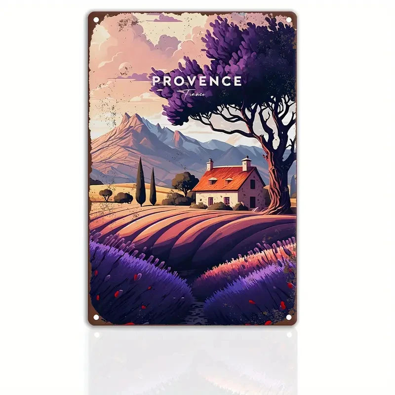 Plaque métal déco vintage 🌍 PROVENCE France  N° 128 ✔