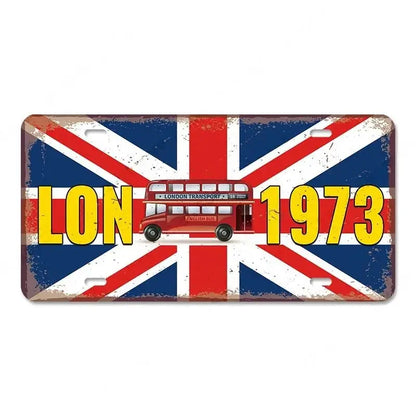 Plaque métal déco vintage 🌎 Londres Angleterre N° 42 ✔