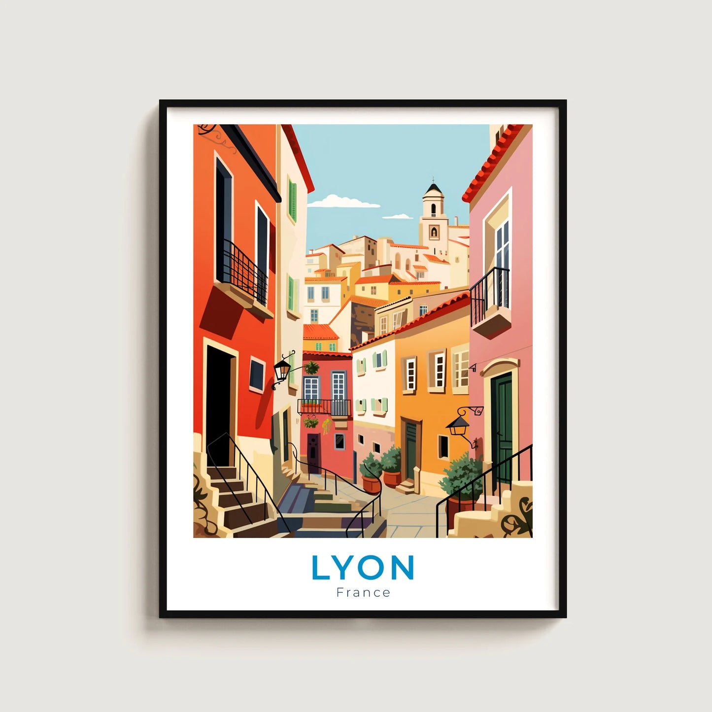 Poster LYON France N° 66 ✅