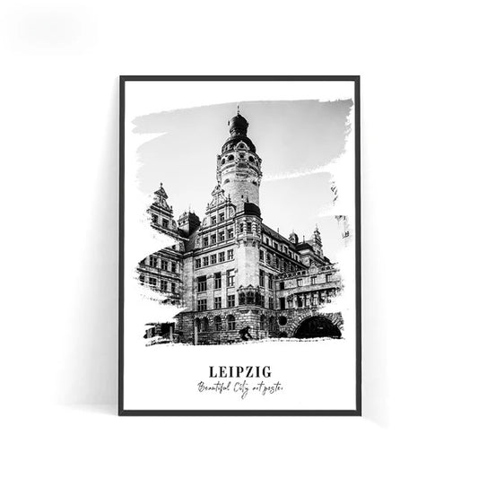 Poster LEIPZIG Allemagne N° 8 ✅