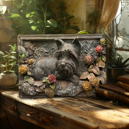 Plaque métal déco vintage 🐕‍🦺 SCOTTISH TERRIER N° 28 ✔