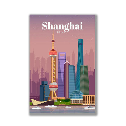 POSTER SHANGAI CHINE N° 3 ✅