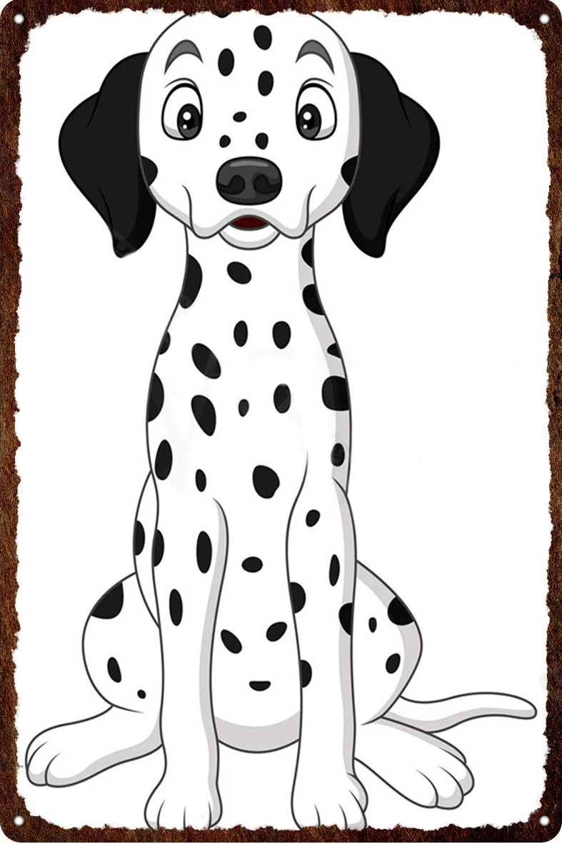 DALMATIEN PLAQUE LES 101 DALMATIENS