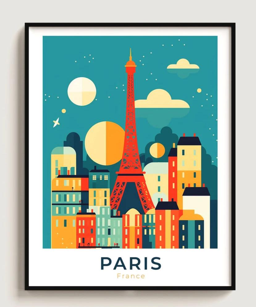 Poster PARIS France N° 82 ✅