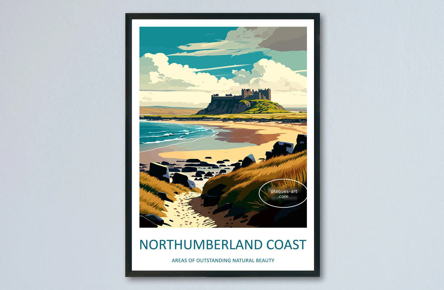 Poster  NORTHUMBERLAND  Angleterre N° 19 ✅