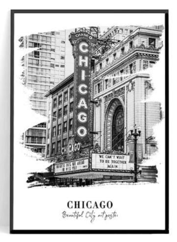 POSTER CHICAGO Etats-Unis N° 5 ✔