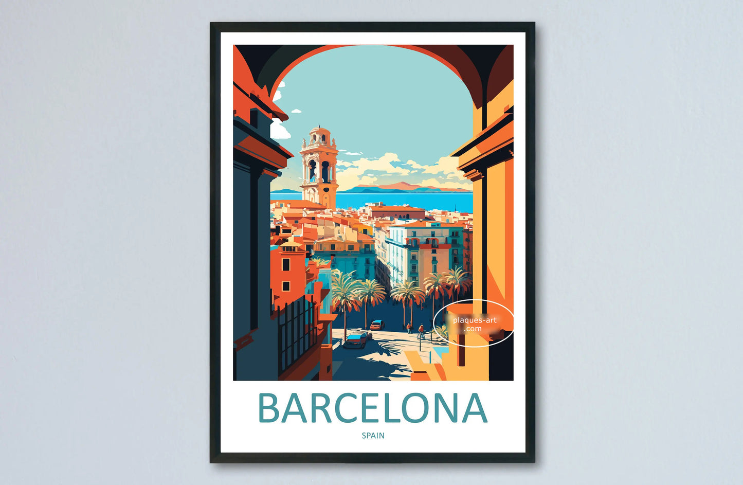 Poster BARCELONE Espagne N° 20 ✅