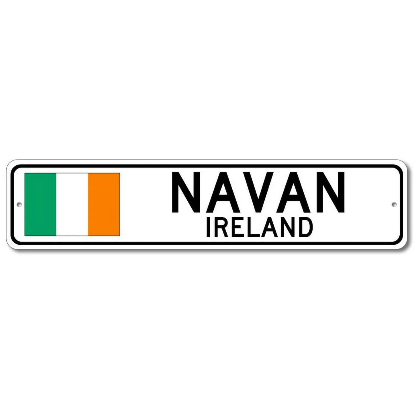 Plaque métal déco vintage 🌍 NAVAN Irlande N° 13 ✔