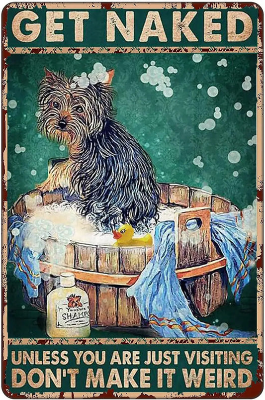 Plaque métal déco vintage 🐕‍🦺 SCHNAUZER  N° 46 ✔