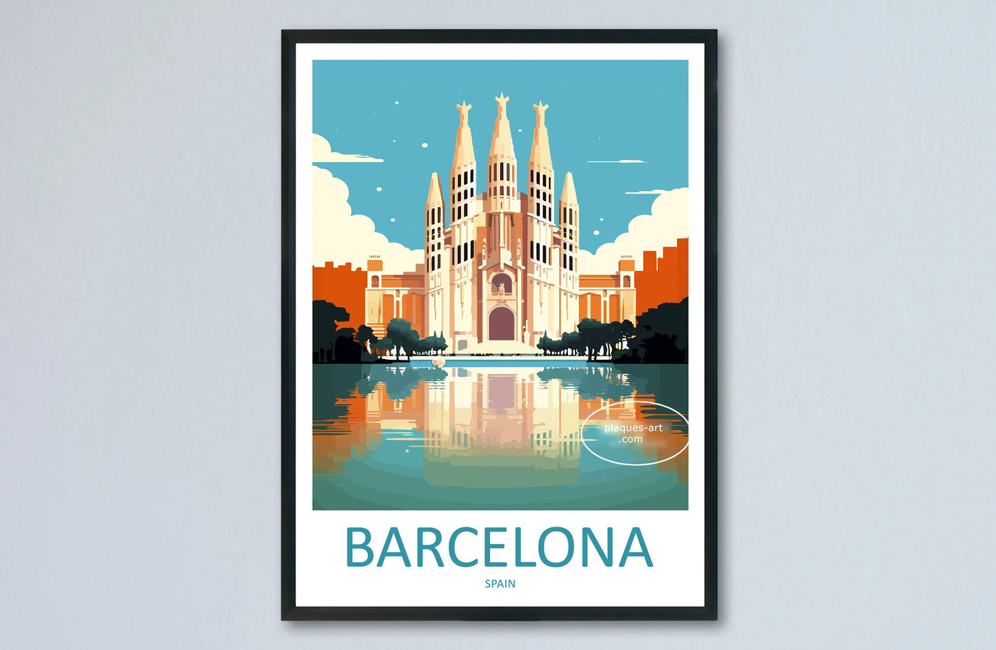 Poster BARCELONE Espagne N° 21 ✅