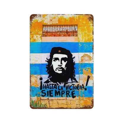 Plaque métal déco vintage 🌎 CHE GUEVARA Cuba N° 33 ✔