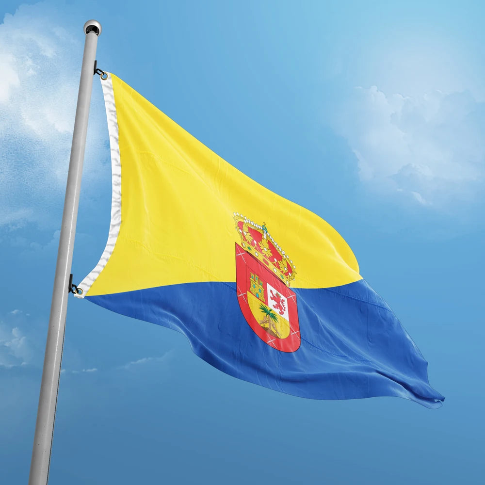 DRAPEAU GRANDE CANARIE Espagne N° 21 🚩