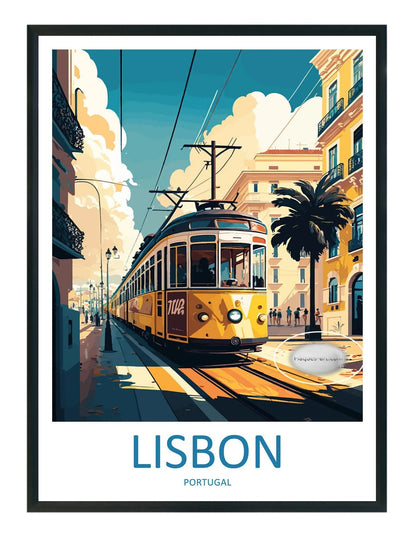 Poster LISBONNE Portugal N° 7 ✅