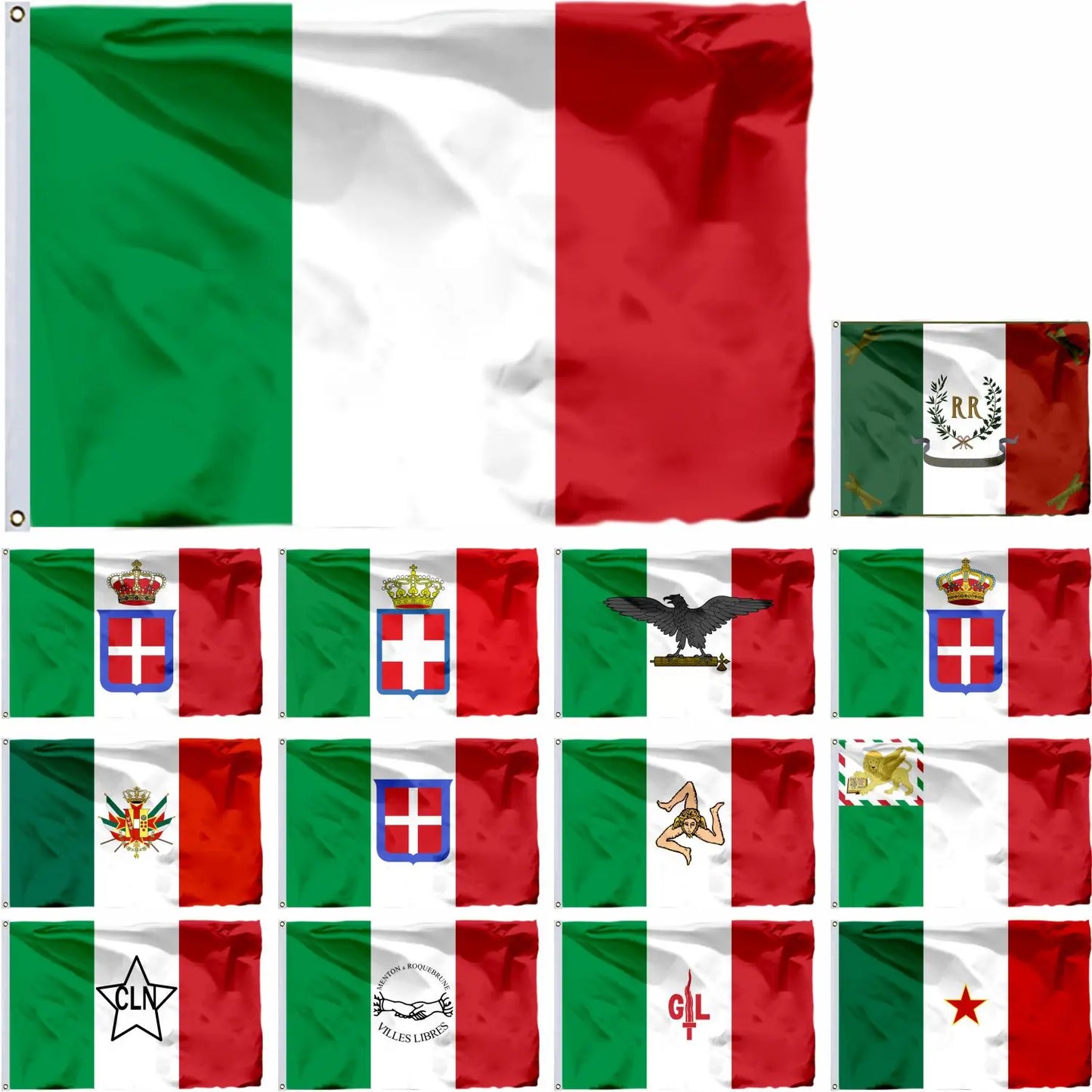 DRAPEAU Italie 🚩 N° 1