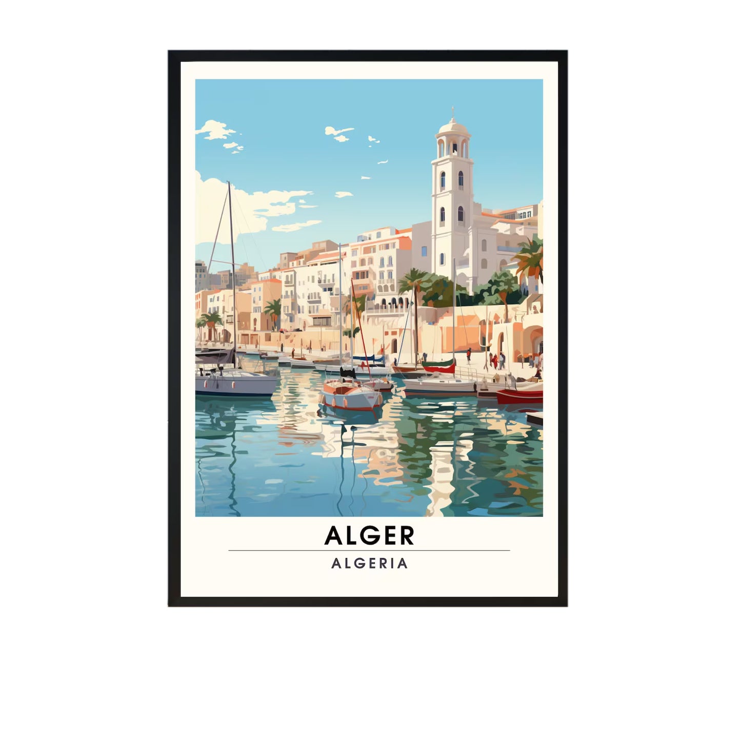 Poster Alger Algérie  ✅ N° 23