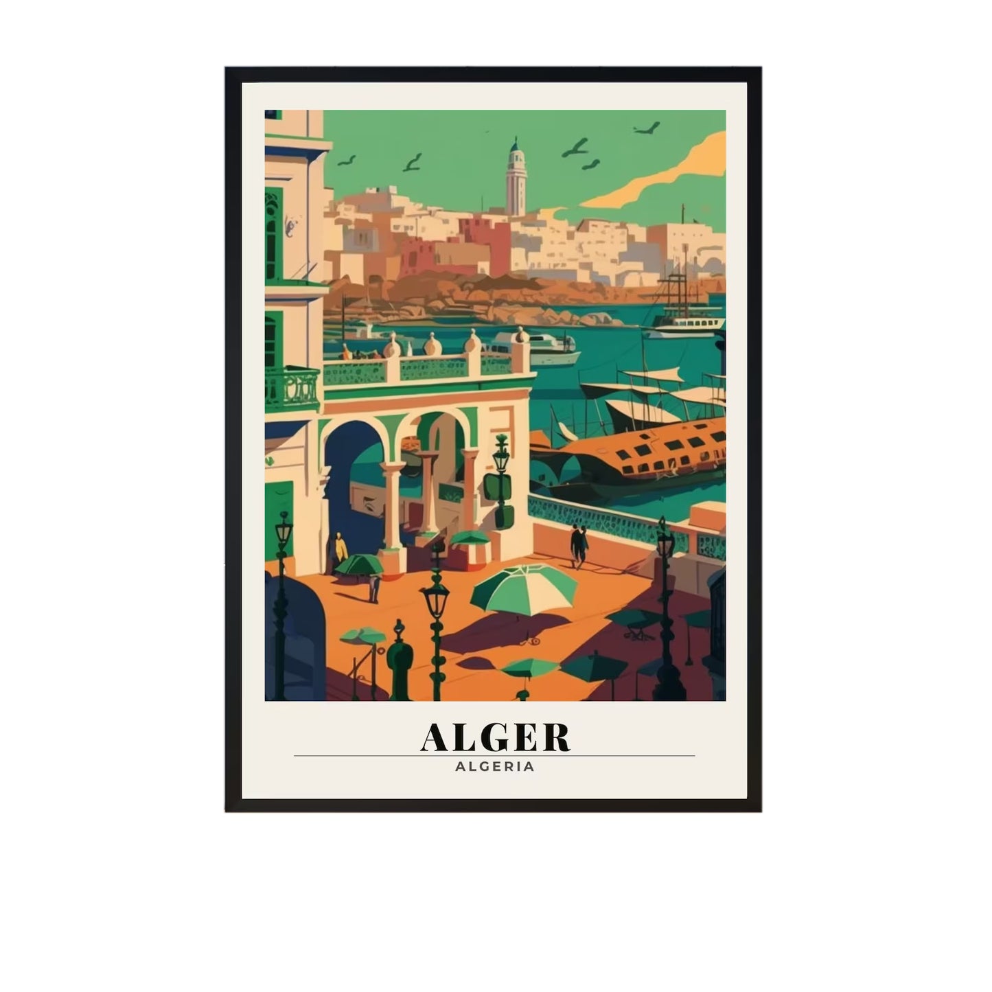 Poster Alger Algérie  ✅ N° 20