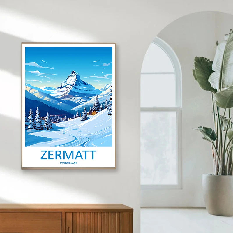 POSTER ZERMATT Suisse N° 29  ✅