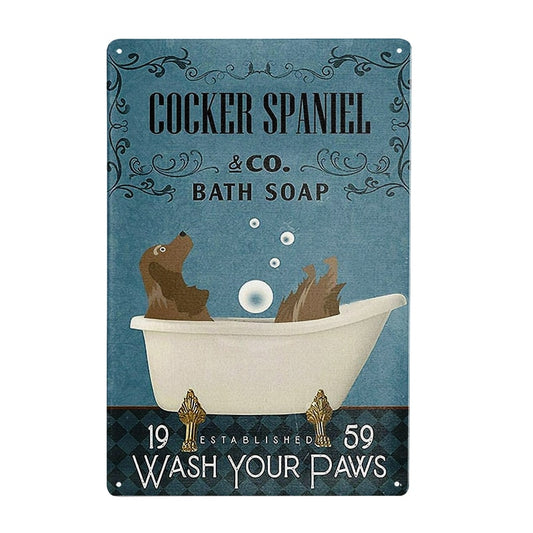 COCKER PLAQUE COCKER SPANIEL & CO. BATH SOAP