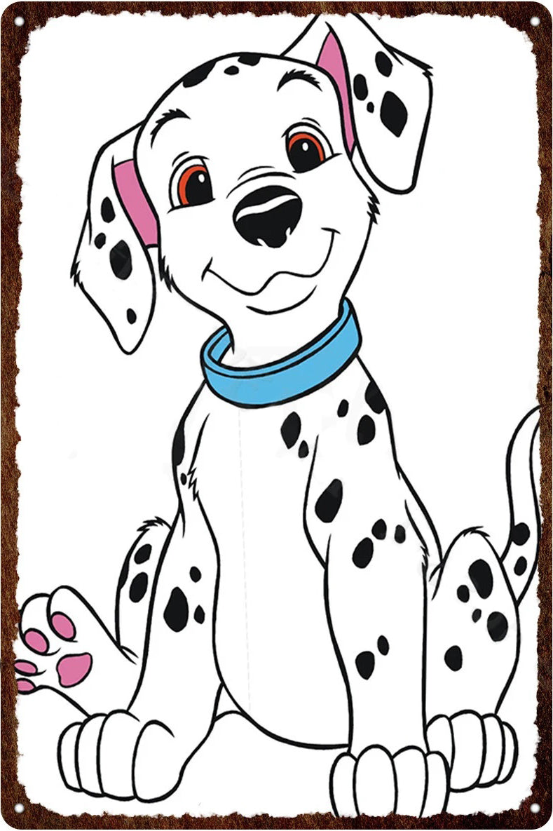 DALMATIEN PLAQUE LES 101 DALMATIENS