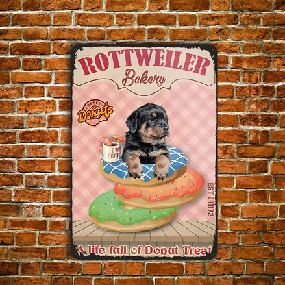 Plaque métal déco vintage 🐕 ROTTWEILER N° 40 ✔