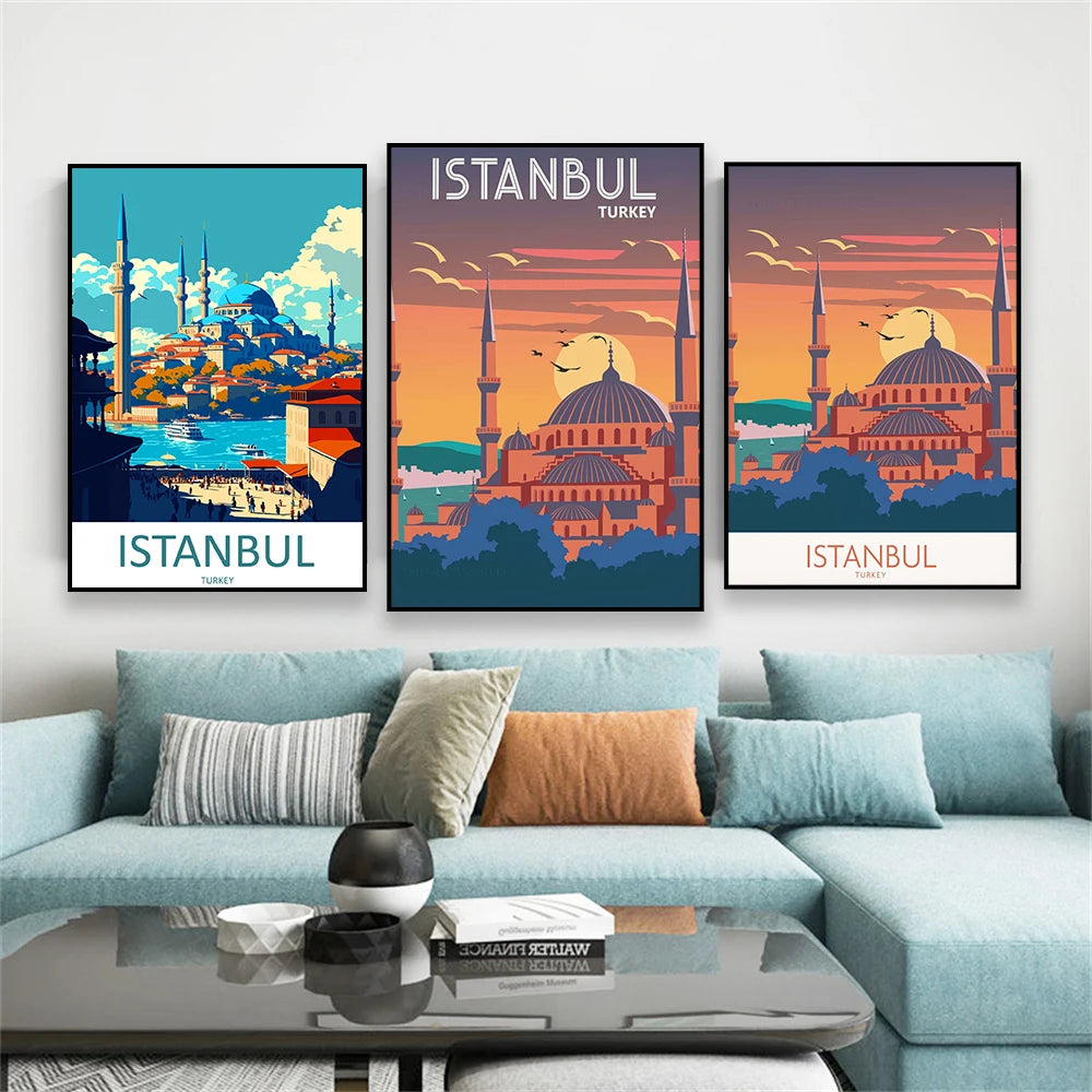 POSTER  ISTANBOUL Turquie N° 8 ✅