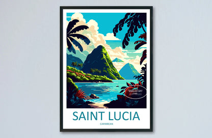 Poster Saint Lucia Caribbean ✅ No. 1