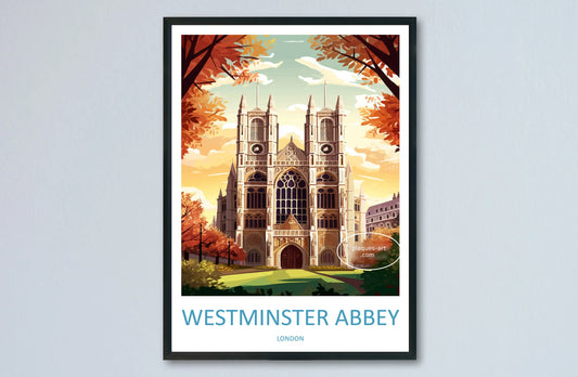 Poster  WESTMINSTER ABBEY  Angleterre N° 23 ✅