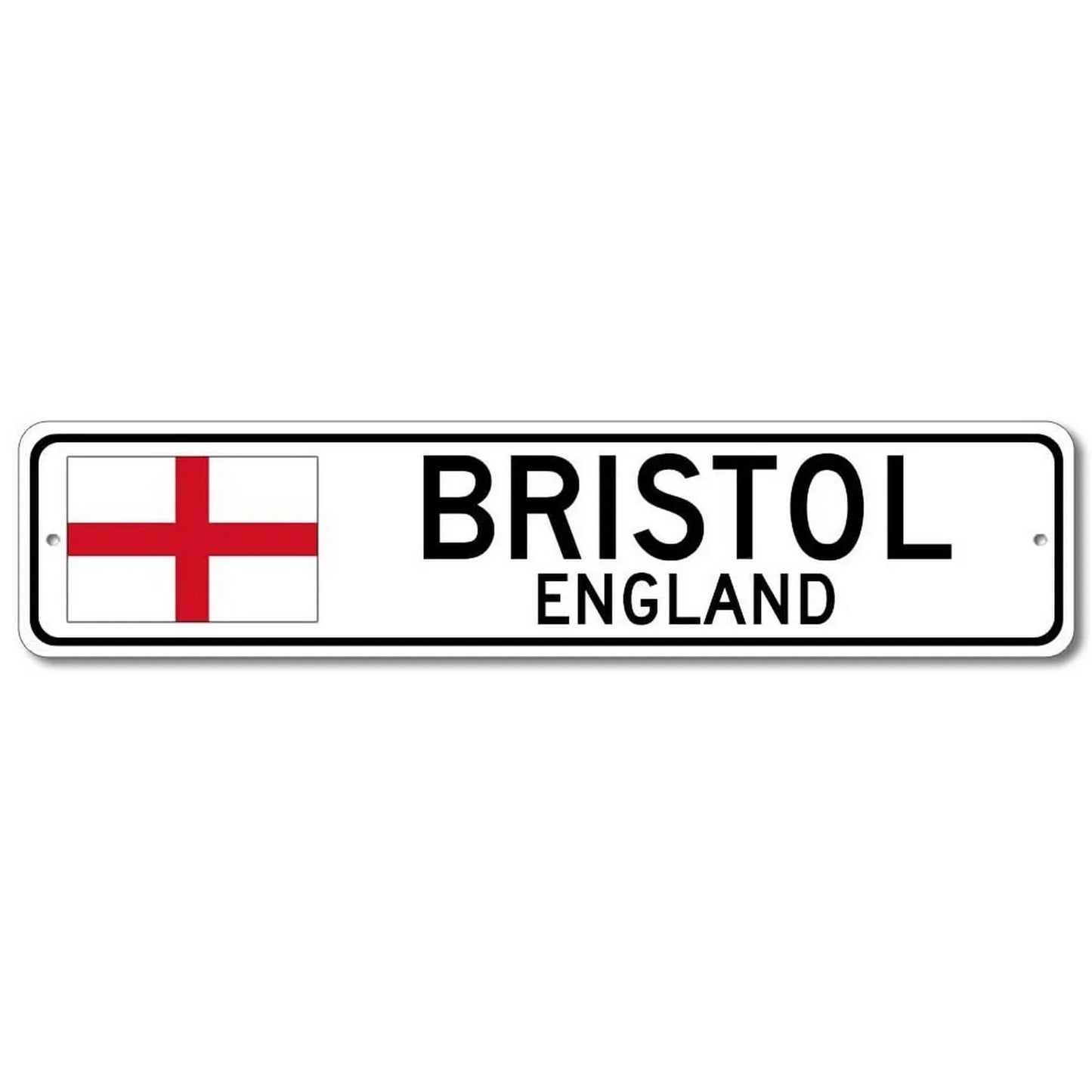 Plaque métal déco vintage 🌎 BRISTOL Angleterre N° 55 ✔