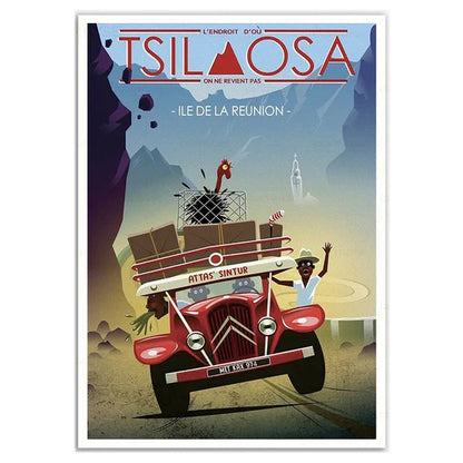 POSTER TSILAOSA La Réunion France N° 38 ✅