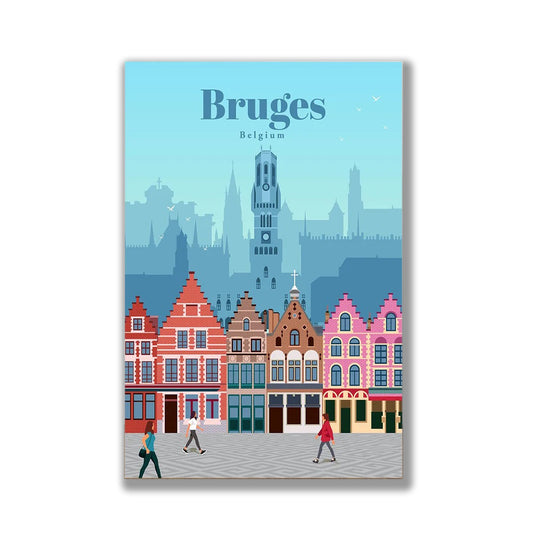 POSTER BRUGES Belgique N° 2 ✅