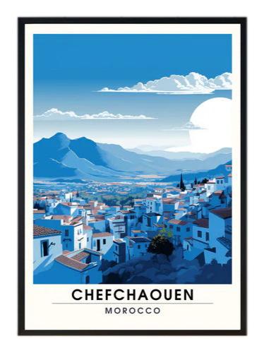 POSTER CHEFCHAOUEN Morocco No. 5 ✅